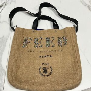 Feed bag tote (reversible)